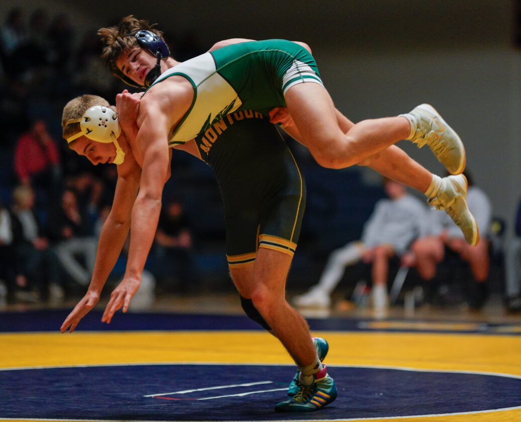 Montoursville wrestling avoids upset to Hughesville thanks to late